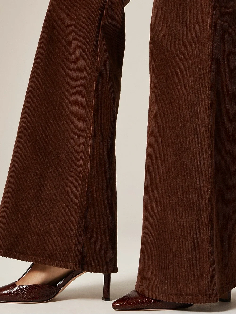J. Crew Brown Corduroy Boot-Cut Pants